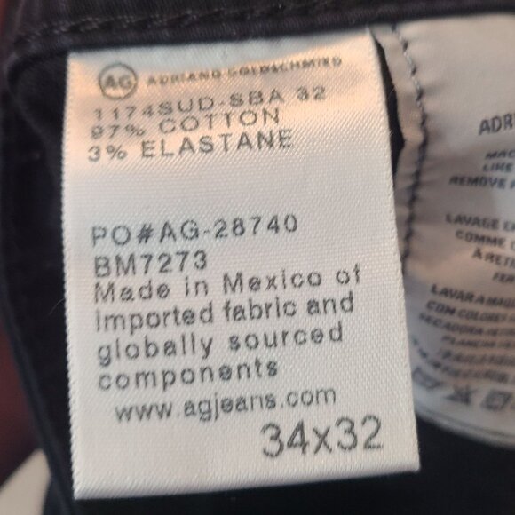 Adriano Goldschmeid Men's The Graduate Tailored leg Pants Navy Blue Size 34x32 - Picture 8 of 9